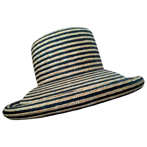 Laura Ashley Boaters Hat Laura Ashley very rare vintage -70 main image 2